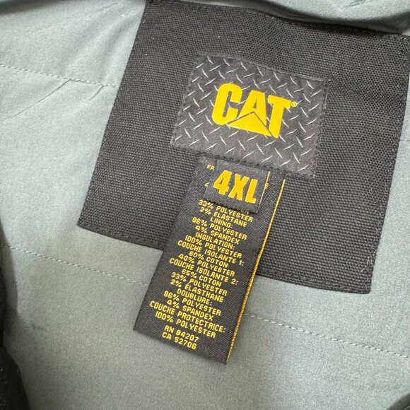 Caterpillar CAT Triton Jacket Coat 4XL Waterproof Windproof Hooded Workwear - Picture 4 of 9